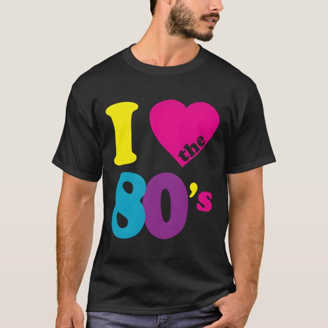 Camiseta Eu Adoro A Anos 80 (Frente)