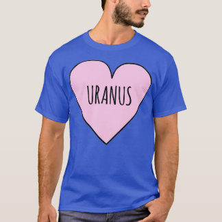 Camiseta Eu adoro a astronomia do Urano e o Namorados do Ur