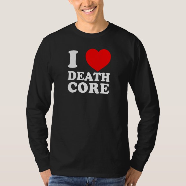 Camiseta Eu adoro a cabeça de metal de música sofisticada e (Frente)