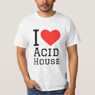 Camiseta Eu adoro a casa de ácido