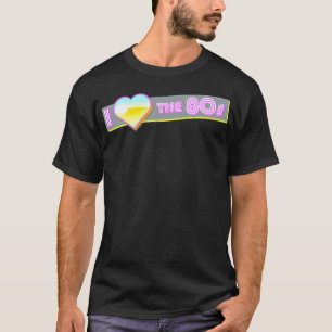Camiseta Eu Adoro A Cultura Do Sinal De Música Vintage Dos