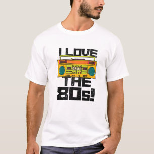 Camiseta Eu Adoro A Festa Do 80S, Cassette Tape Radio P