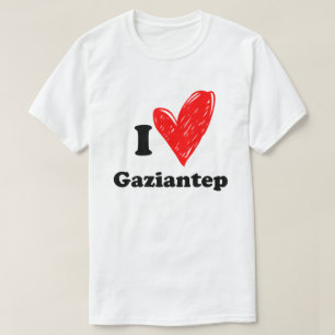 Camiseta Eu adoro a Gaziantep T Shirt