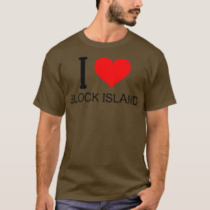 Camiseta Eu adoro a ilha do bloco