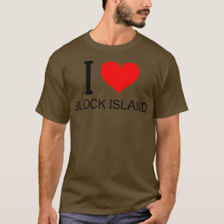 Camiseta Eu adoro a ilha do bloco