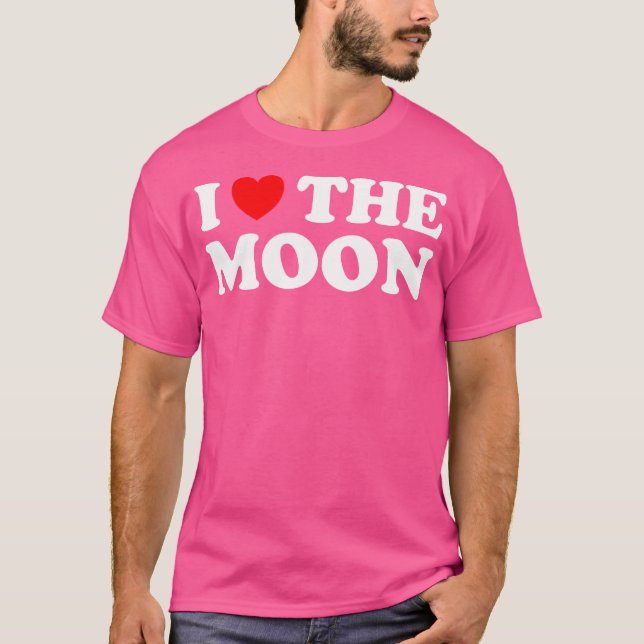 Camiseta Eu Adoro A Lua (Frente)