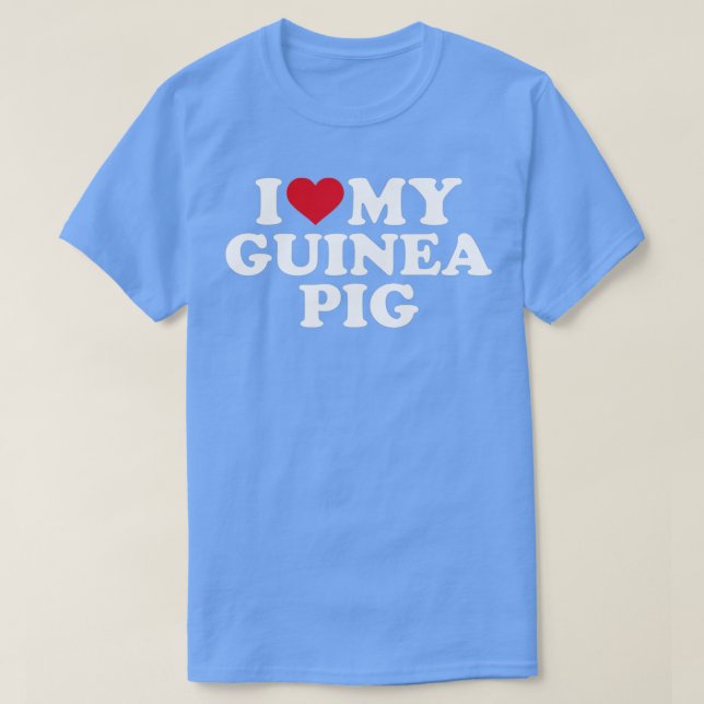 Camiseta Eu adoro a minha cobaia (Frente do Design)