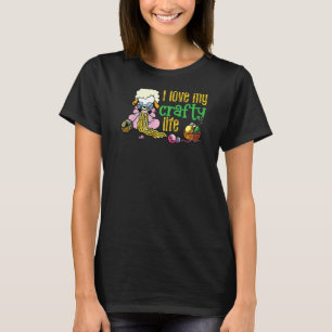Camiseta Eu Adoro A Minha Coisa De Artesanato