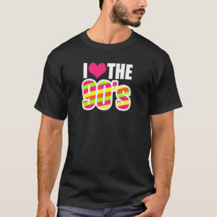 Camiseta Eu adoro a Nostalgia dos anos 90 Retro dos anos 90