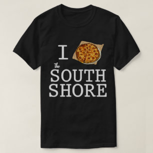 Camiseta Eu adoro a pizza Bar de MÃES de South Shore