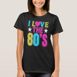 Camiseta Eu Adoro A Vintage Retroativa De 1980