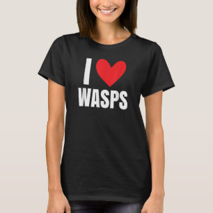 Camiseta Eu Adoro Abelhas De Vespas Voando Insetos Nest Hor