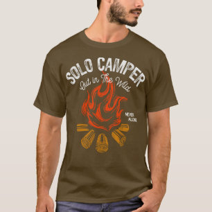 Camiseta Eu Adoro Acampar Campos Solo Campfire