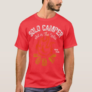 Camiseta Eu Adoro Acampar Campos Solo Campfire