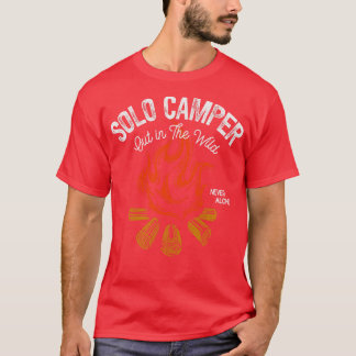 Camiseta Eu Adoro Acampar Campos Solo Campfire
