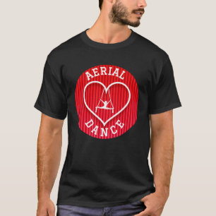 Camiseta Eu adoro Aerial de Dança Aerial Silas Aéreas Yoga