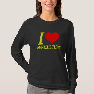 Camiseta Eu adoro agricultura Roupa Fazenda