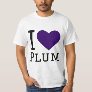Camiseta Eu adoro ameixa