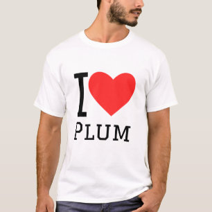 Camiseta Eu adoro ameixa