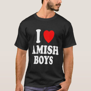 Camiseta Eu Adoro Amish Atração Bonita