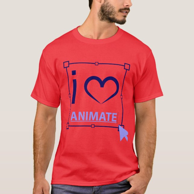Camiseta Eu Adoro Animação (Frente)
