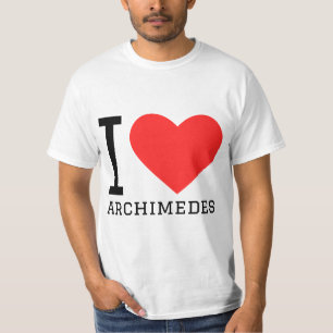 Camiseta Eu adoro arquimedes