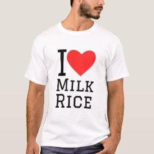 Camiseta Eu adoro arroz de leite