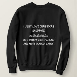 Camiseta Eu adoro as mulheres que compram o Natal
