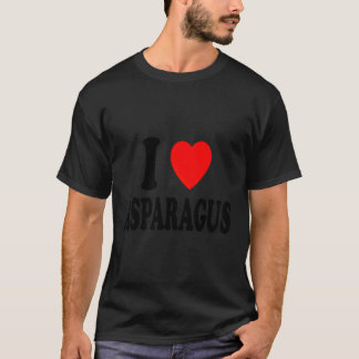 Camiseta Eu Adoro Asparagus Vegan Vegetarian Vege favorito