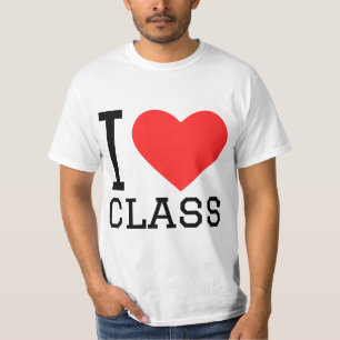 Camiseta Eu adoro aula