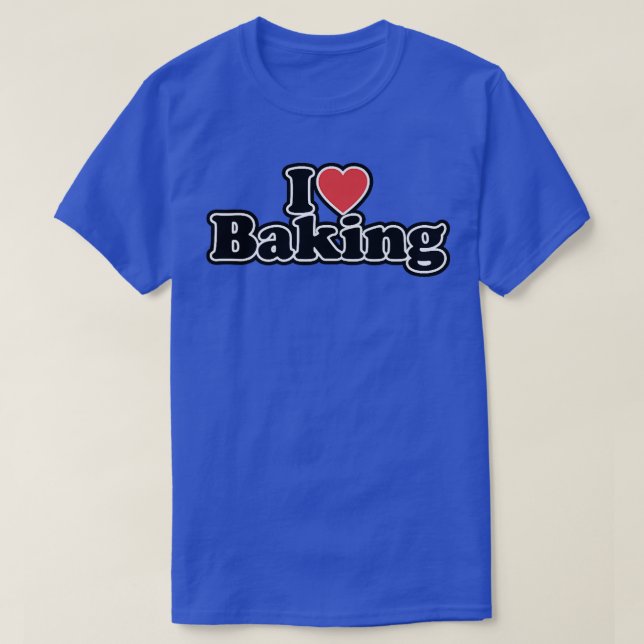 Camiseta Eu Adoro Baking 1936 (Frente do Design)