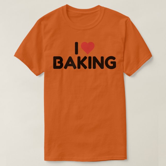 Camiseta Eu Adoro Baking 1953 (Frente do Design)