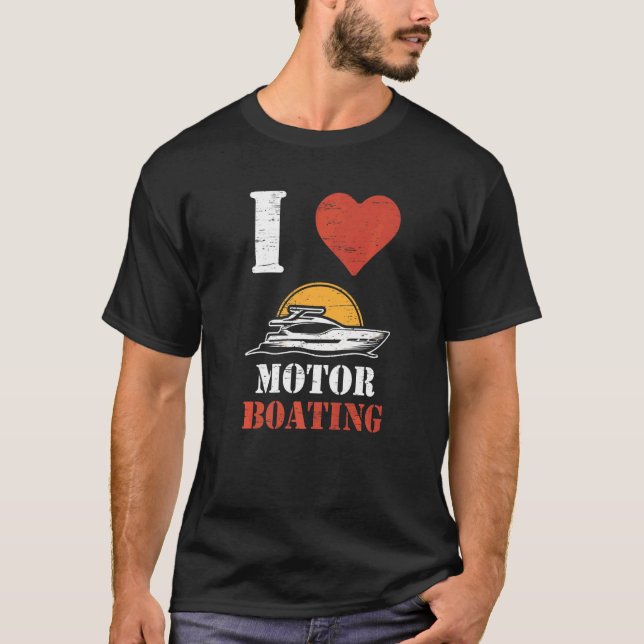Camiseta Eu Adoro Barcos Navegadores Barcos Remando Remando (Frente)
