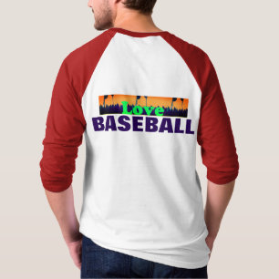 Camiseta Eu adoro Baseball com compaixão Última Diversão