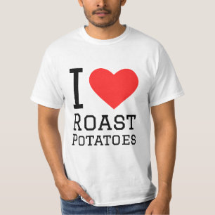 Camiseta Eu adoro batatas assadas