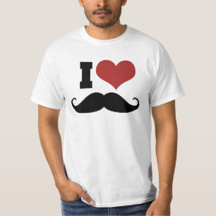 Camiseta Eu Adoro bigode