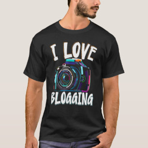 Camiseta Eu adoro blogar no Vlogg do Criador de conteúdo de