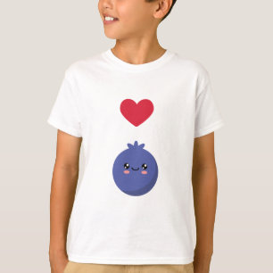 Camiseta Eu adoro Blueberry