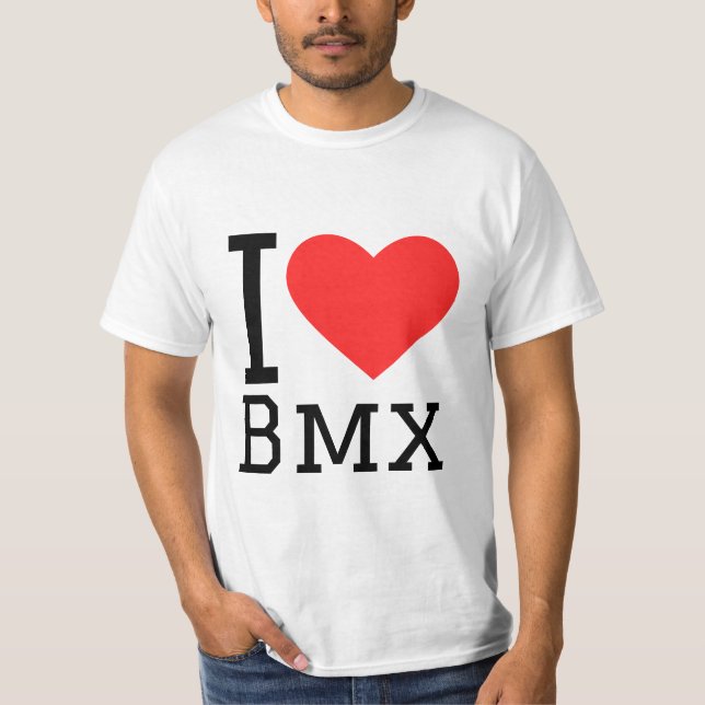 Camiseta Eu adoro bmx (Frente)