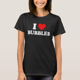 Camiseta Eu Adoro Bolhas Engraçadas Bolhas Soap Magnética P