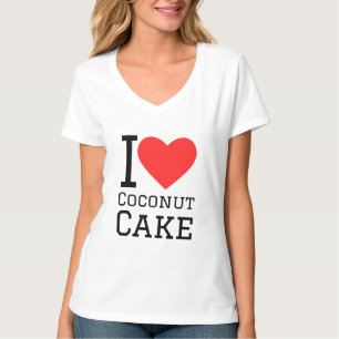 Camiseta Eu adoro bolo de coco