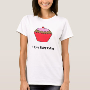 Camiseta Eu adoro bolos de fadas