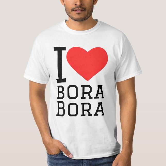 Camiseta Eu adoro bora bora (Frente)
