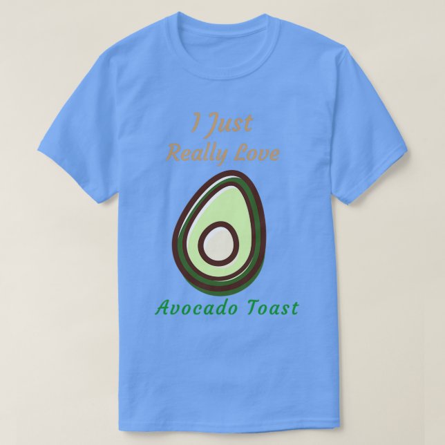 Camiseta Eu Adoro Brinde Avocado (Frente do Design)