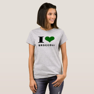 Camiseta Eu adoro brócolis, amante de brócolis