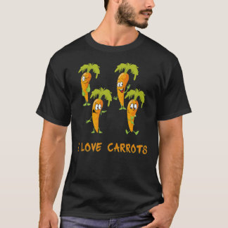 Camiseta Eu adoro brócolis com Girafa Engraçado Broccoli t 