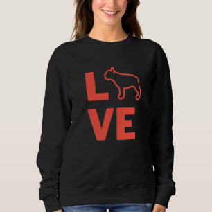 Camiseta Eu Adoro Cachorro Francês Cachorro Cachorro Cachor