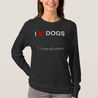 Camiseta Eu adoro cachorros