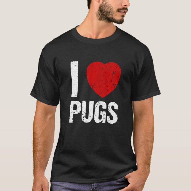 Camiseta Eu adoro cachorros (Frente)