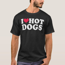 Camiseta Eu Adoro Cachorros Quentes